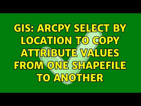 GIS: ArcPy select