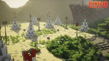 Kong: Skull Island - Iwi village | Minecraft Timelapse build