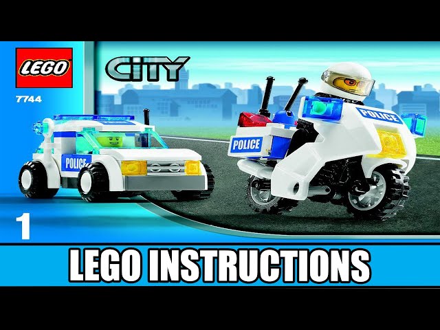 Bløde forhåndsvisning følelsesmæssig LEGO Instructions | City | 7744 | Police Headquarters (Book 1) - YouTube