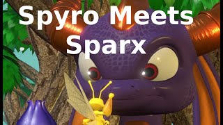 Spyro Meets Sparx - Skylanders A New Beginning Sneak Peek