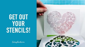 Creative Ways You Can Use Your Stencils! | Scrapbook.com