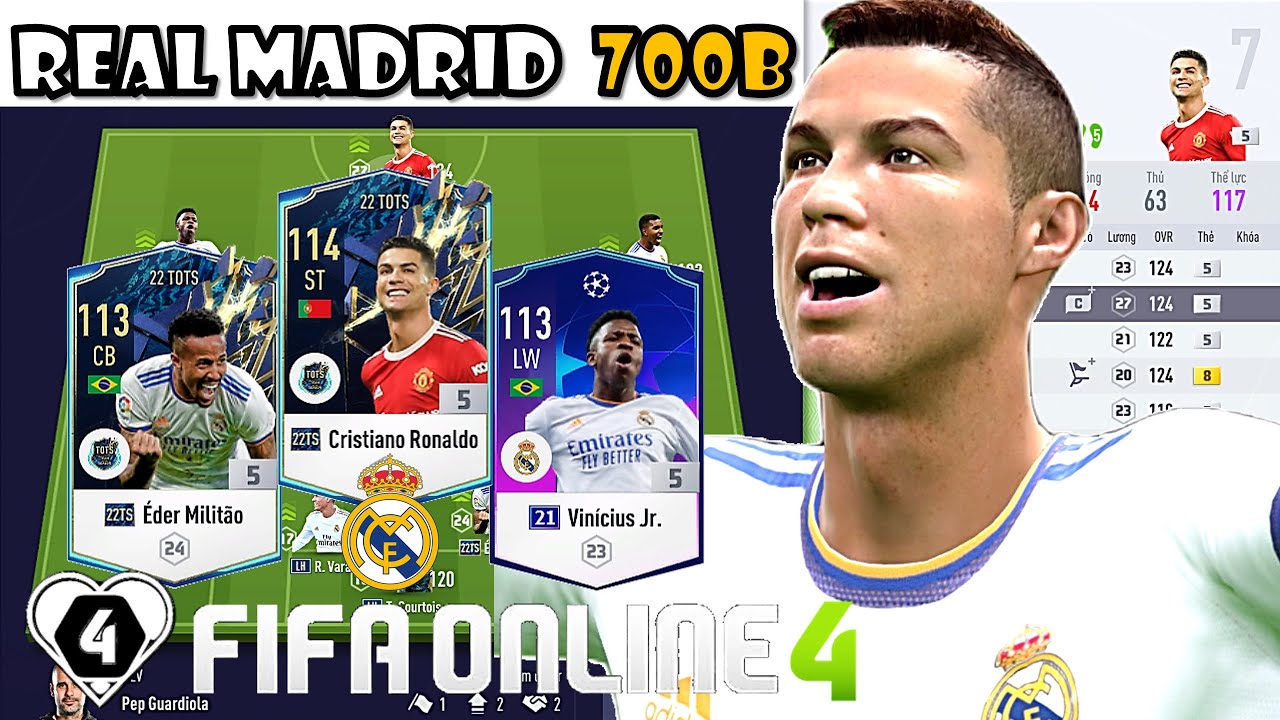 700 Tỷ Siêu Đội Hình REAL MADRID Cực Mạnh Trong FO4 Cùng Chim Đầu ...