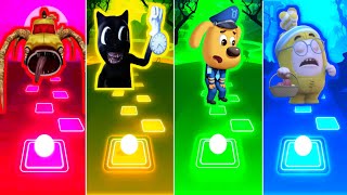 CAR EATER 🆚 CARTOON CAT 🆚 SHERIFF LABRADOR 🆚 ODDBODS  | 🔵 TILES HOP 🔵 BATTLE SCORE !!