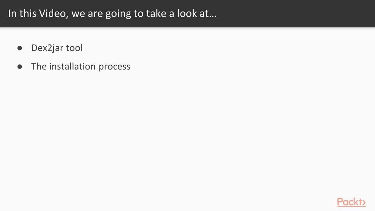 Download and install the dex2 jar tool YouTube