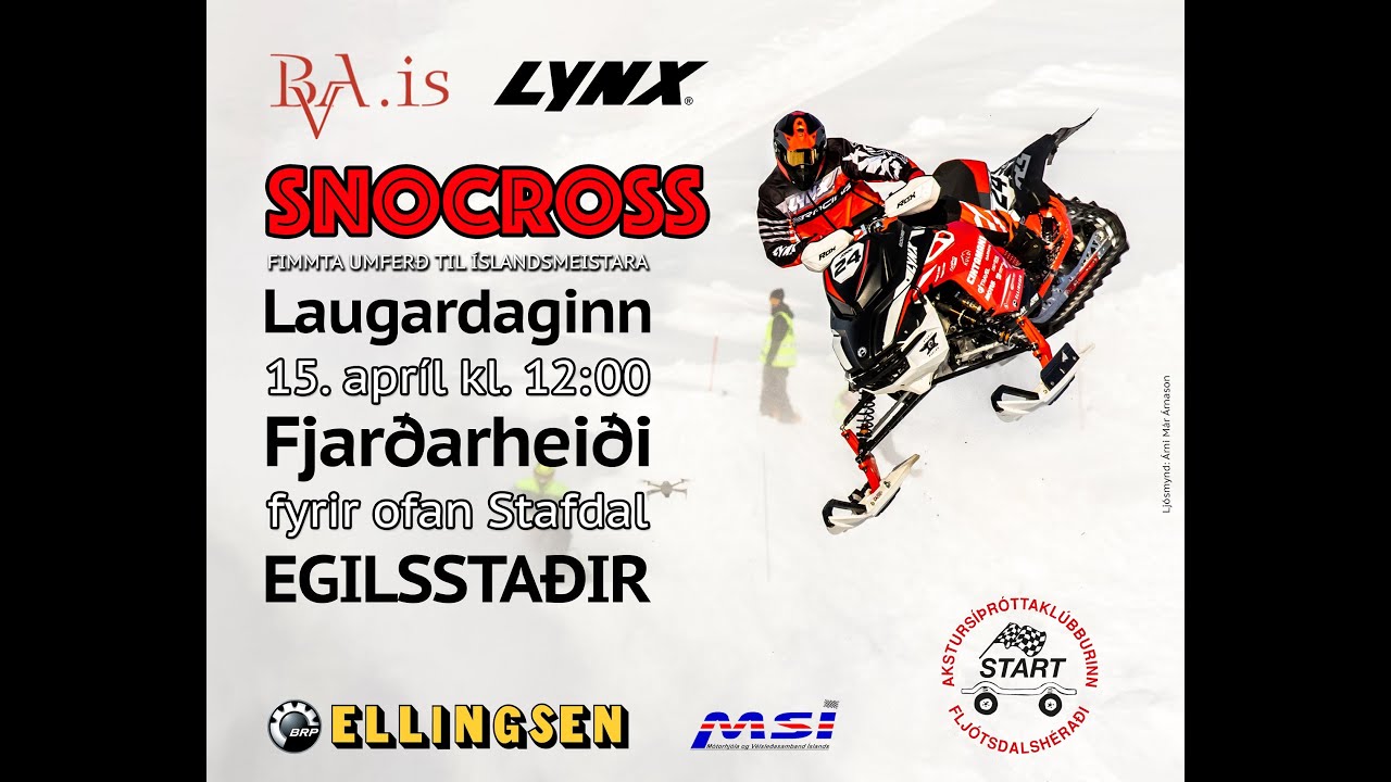 BVA BRP Snocrossið LIVE!