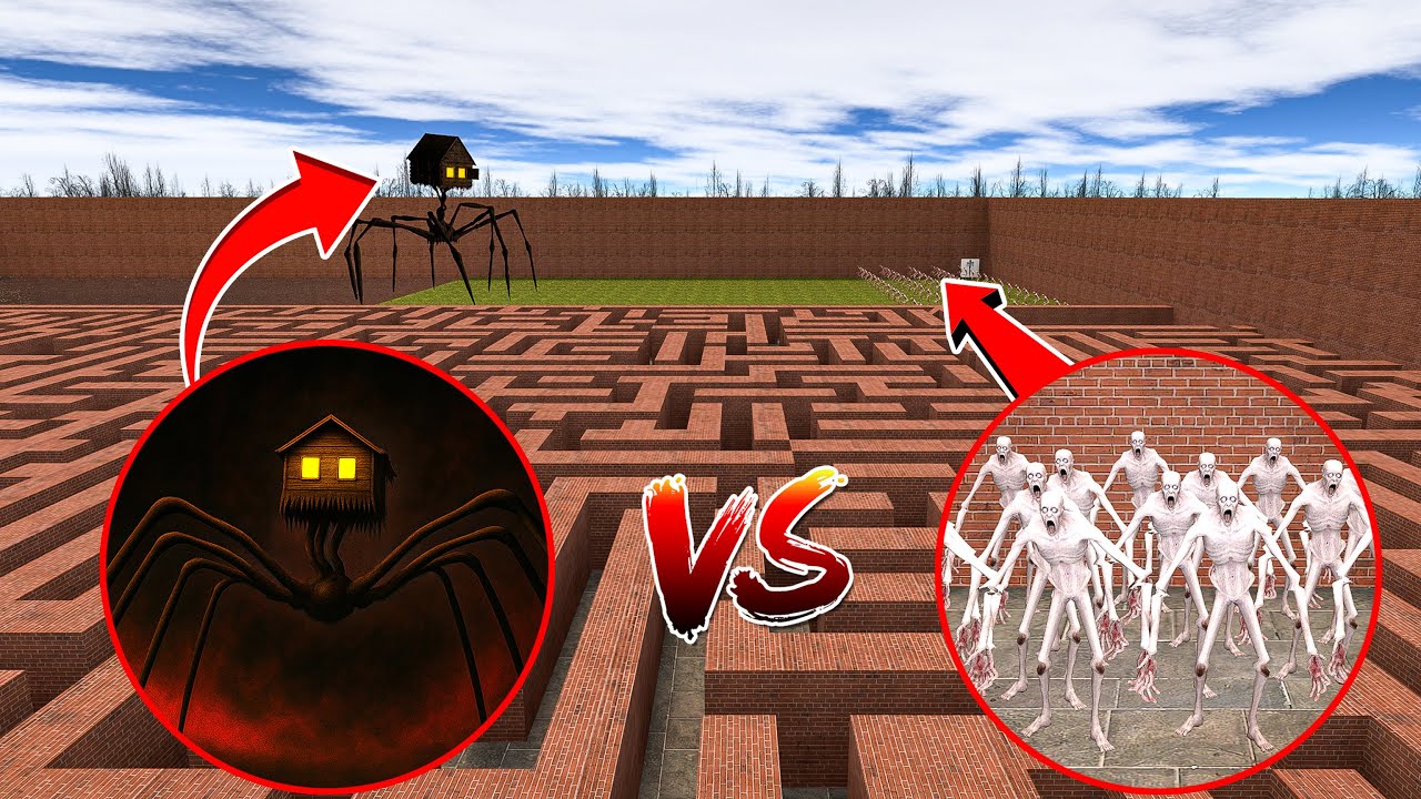 HOUSE HEAD VS SCP 096 VS In Garry's Mod 