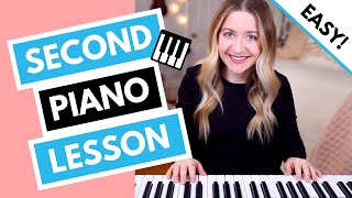 How To Play Piano (PART TWO!) - EASY Second Piano Lesson!
