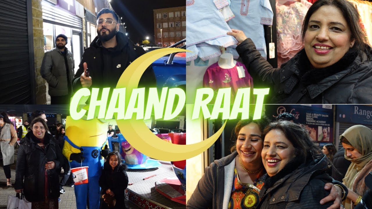 Chand-Raat | Bradford Plaza | Outdoor Market | Shopping |Eid Mubarak | Reflexion Family Vlogs