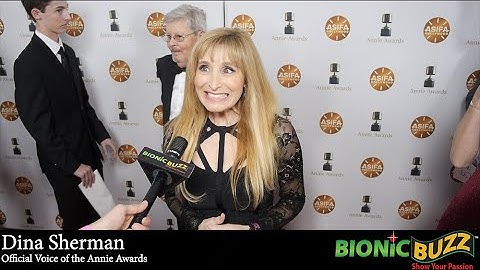Official Voice of The Annies Dina Sherman Interview at Annie Awards 2020