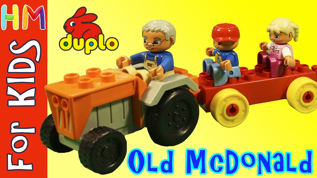 Lego Duplo Old Macdonald Had A Farm Lego Animation Song Toy Kids