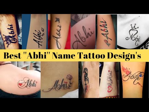 Best Abhishek Tattoo 🔥| name tattoo | abhi tattoos - YouTube