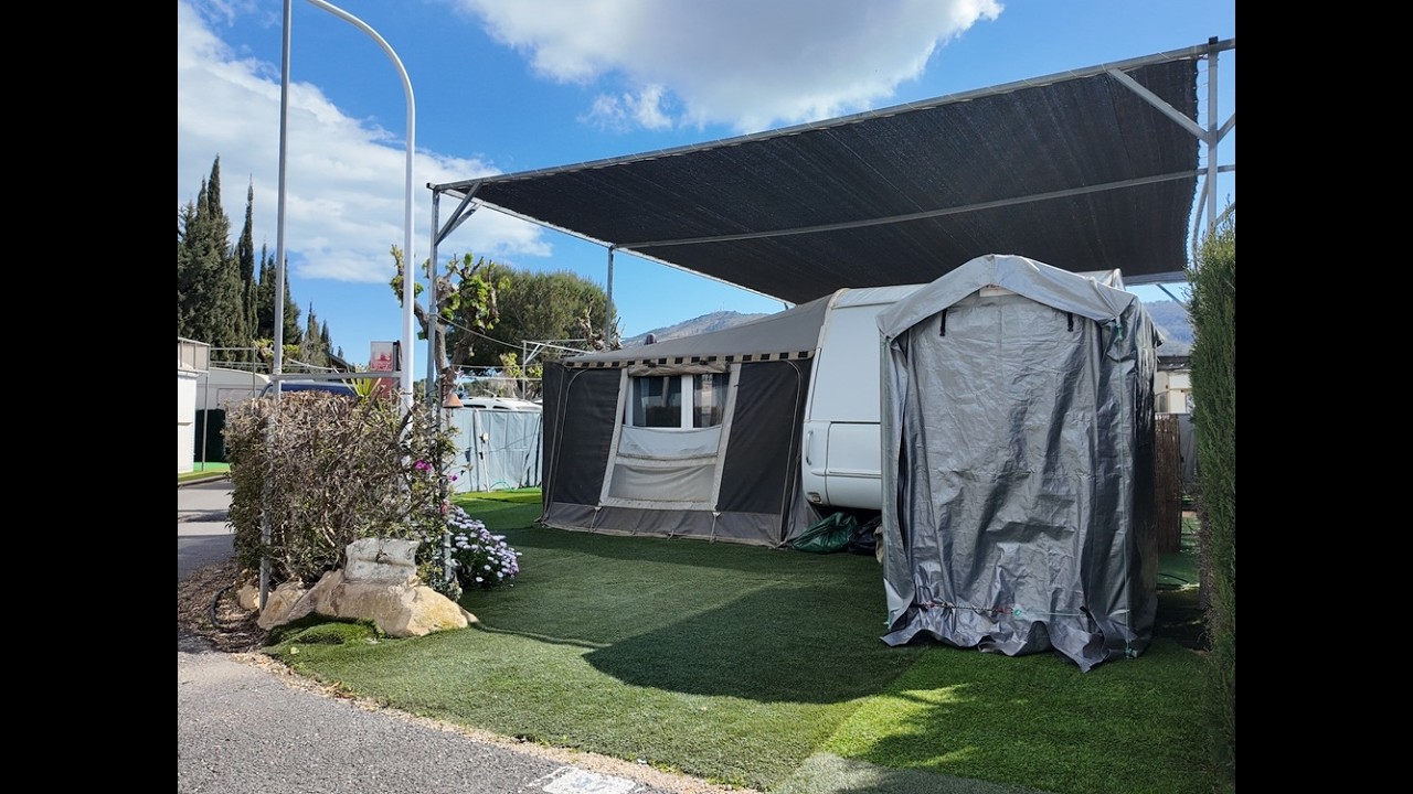 Tabbert Puccini Touring Caravan & Awning For Sale On Camping Benisol Campsite In Benidorm €35,000