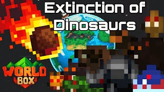 Extinction of Dinosaurs portrayed in Worldbox | Short Film