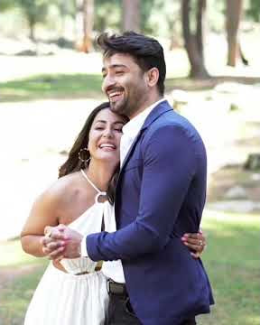 Baarish shaheer and hinakhan cute pics #baarish #shaheersheikh #bts