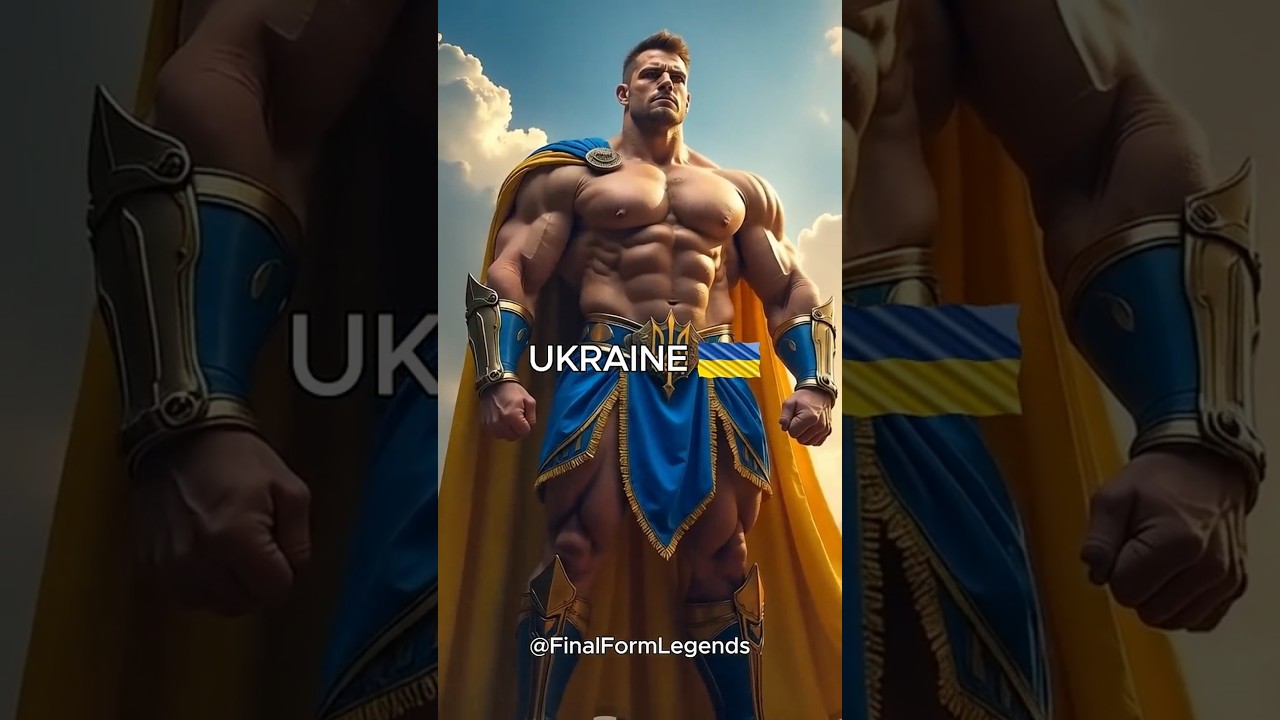 COUNTRIES AS GODLIKE HEROES💀