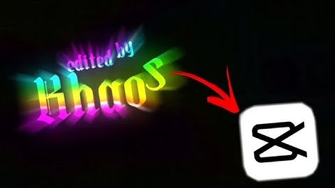 How to make this *INSANE* ident on Capcut | Full tutorial | KhaosVFX