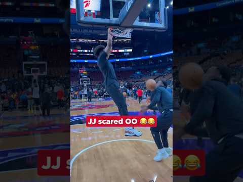 Onyeka couldn’t believe it 😂😂 #nba #hawks #jalenjohnson #onyekaokongwu #dunk #scary