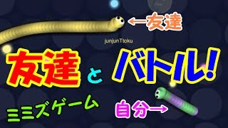 友達と遊べるSlither.io風ミミズゲームでバトルしてみた！【コラボゆっくり実況】 screenshot 4
