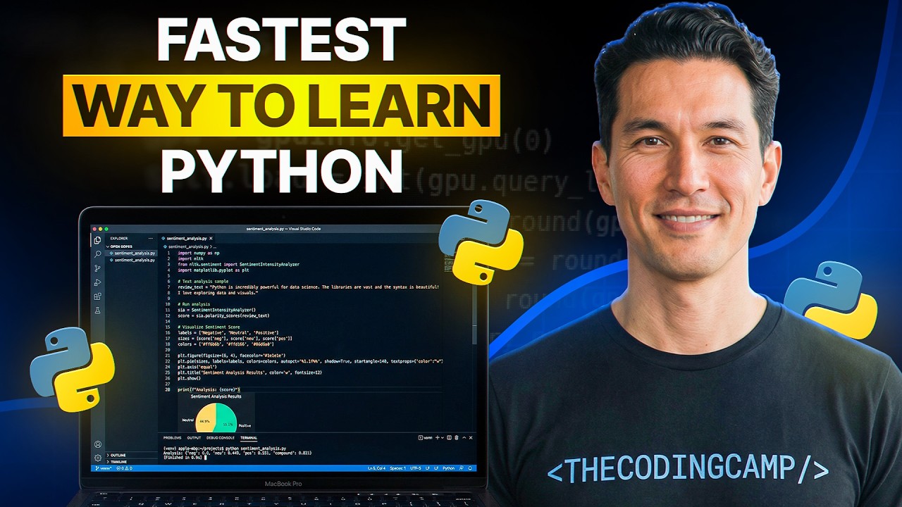 Python Full Crash Course (Fastest Way to Learn Python Basics) - YouTube