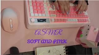 ASMR | My New Pink Creamy Keyboard 🌸⌨️ Soft Typing Sounds for Study, Relaxation & Sleep screenshot 1