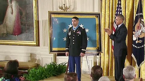 The President Presents the Medal of Honor to Capta...