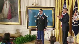 The President Presents the Medal of Honor to Captain Groberg