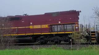 Canadian National: EJE SD38-2 672, SD40-2W 5356