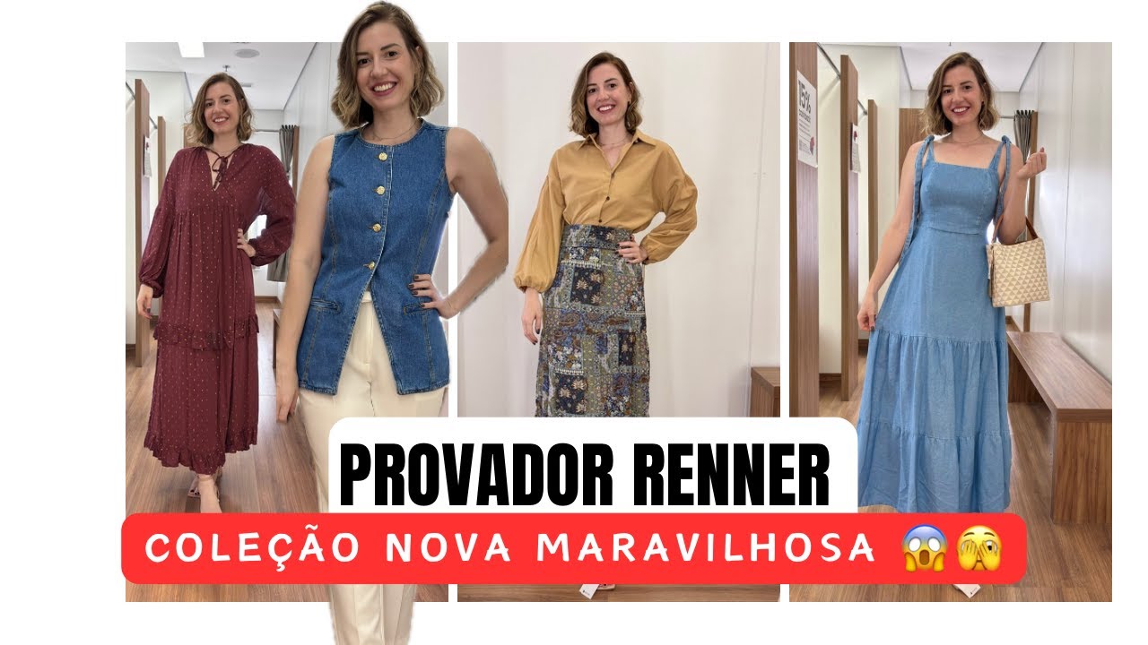 PROVADOR RENNER,  COLEÇÃO NOVA CHEGANDO e muito mais! ♥ | Bia Carvalho