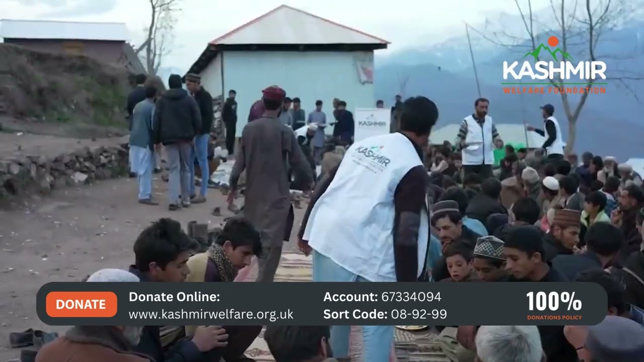 Snow Capped Mountain Top Charity Iftar!