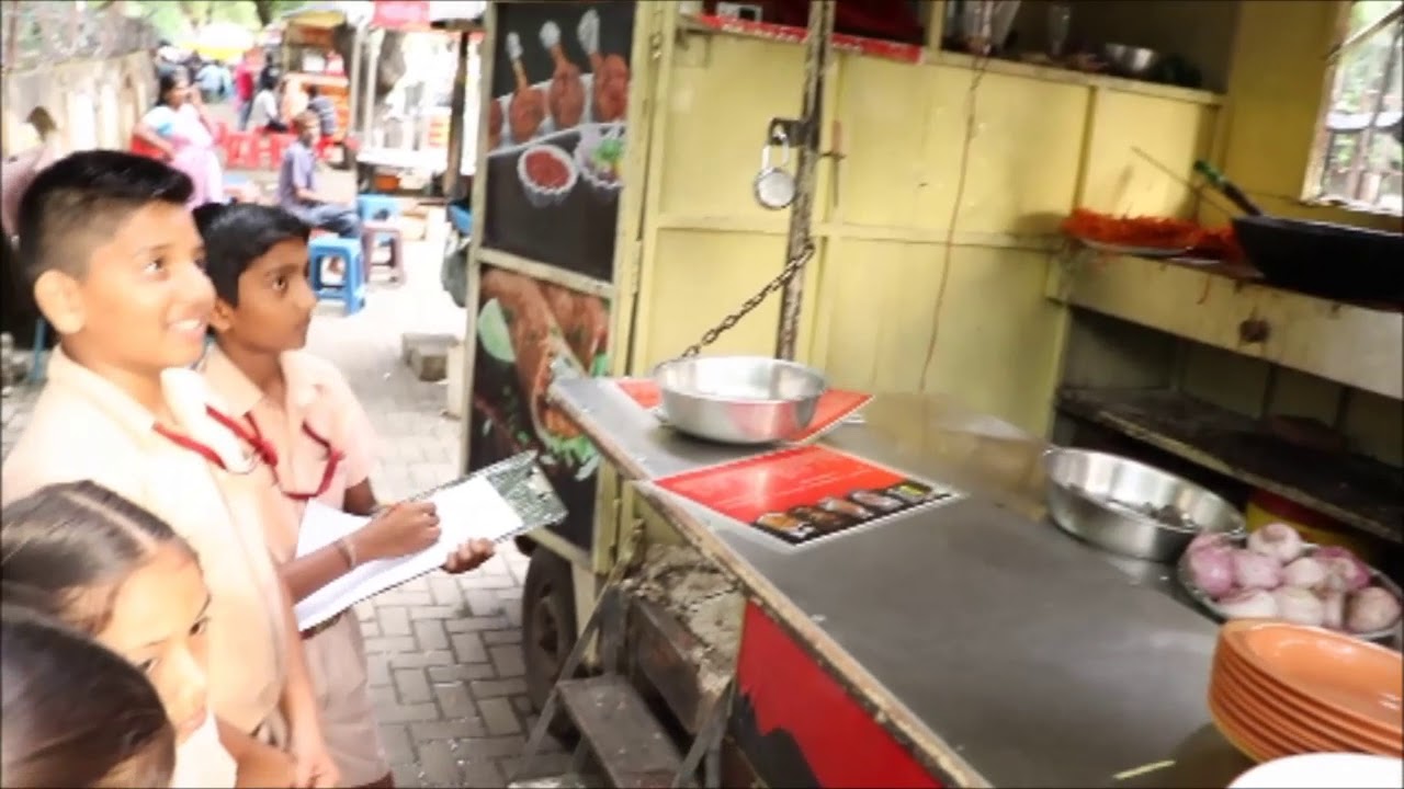 Students to take interview of local food vendors in Nagpur city.