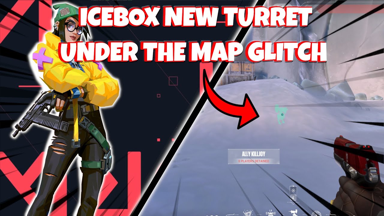 *NEW* Killjoy Turret under the Map Glitch on ICEBOX | Valorant Act 3 Glitch !