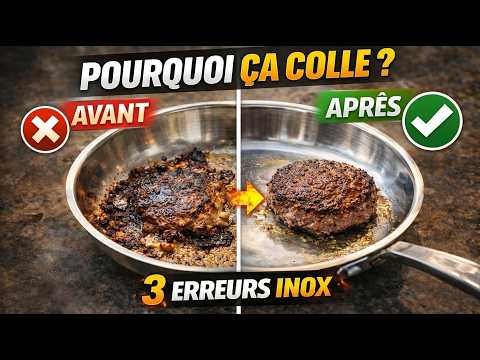 Why does food stick in a stainless steel pan — and how to prevent it permanently?