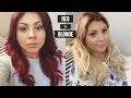 HOW TO | Red Hair to Blonde | How I Removed My Stubborn Red Color