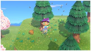 How To Scare A Wasp Away With A Party Popper - Animal Crossing New Horizons