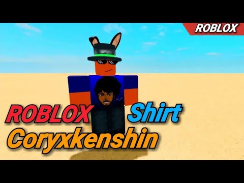 I Made A Coryxkenshin Shirt In Roblox Youtube