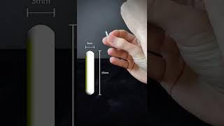 The size of my XG3v2 magnet implant #magnet #bodymods #implant #technology #tech