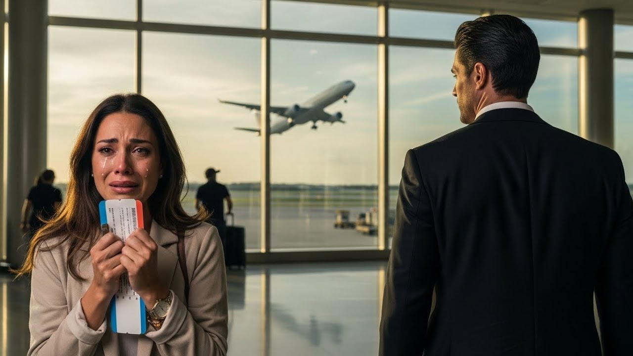 Il boss mafioso lasciò la moglie in lacrime all’aeroporto — non pensava che il volo non arrivasse.