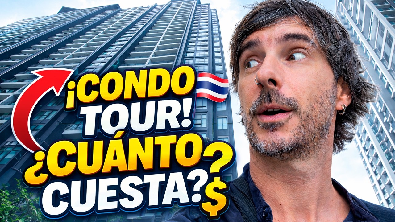 👉 Así es vivir en un CONDO de Bangkok 🇹🇭 | Tour completo