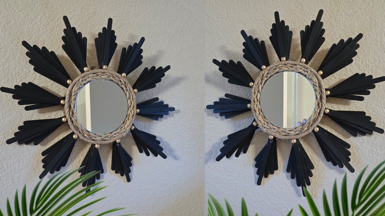 How to Make Wall Hanging with Ice Cream Sticks | DIY Room Decor | 