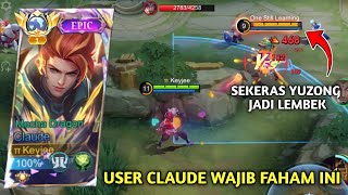 USER CLAUDE MERAPAT !! CUMA BUTUH 1 ITEM INI AGAR DAMAGE CLAUDE JADI MAKIN BRUTAL! - MLBB