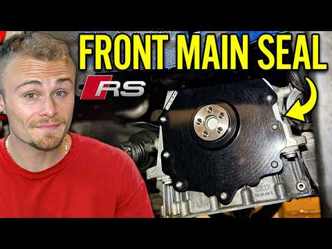 How to Fix an Oil Leak on an Audi RS3/TTRS (Front Main Seal &amp; Oil Pan)