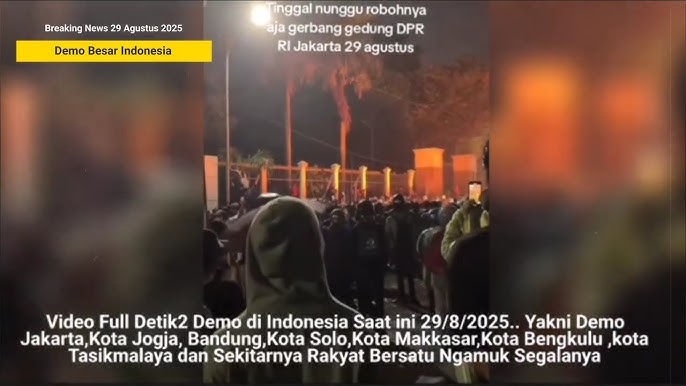 Massa Besar Serukan #BubarkanDPR di Jakarta: Mendobrak Buntunya Kepercayaan Publik Pada Parlemen
