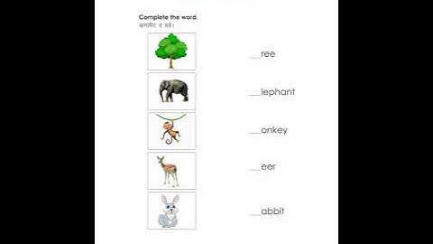 Class 2 English Worksheet 23 Part 1