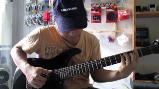 TEST Aria Pro Mad Axe guitar