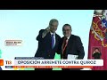 Oposición arremete contra Quiroz
