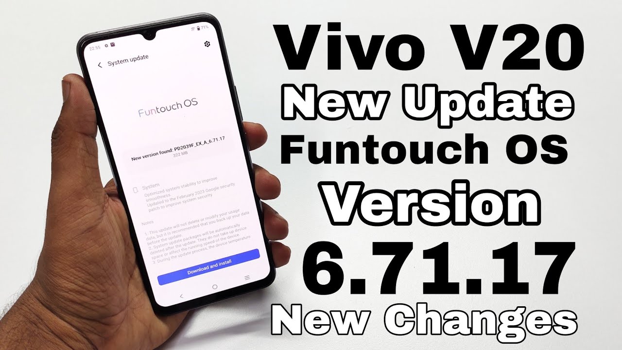 Vivo V20 New Update in 2023 | Vivo V20 6.71.17 Update | Vivo V20 ...