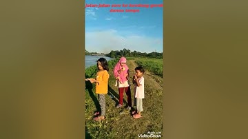 jalan-jalan sore ke bendung gerak danau tempe