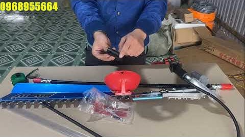 Đầu tỉa hàng rào, hái chè lắp máy cắt cỏ đeo lưng