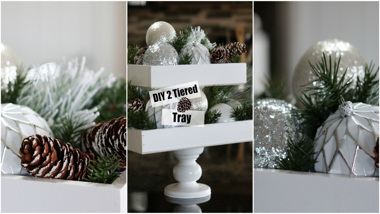 Diy Two Tiered Tray Youtube