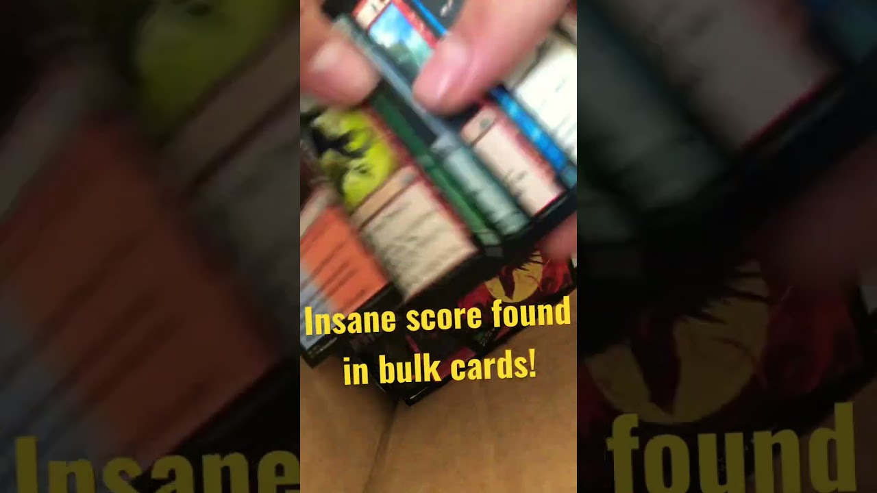 Always search your bulk MTG!